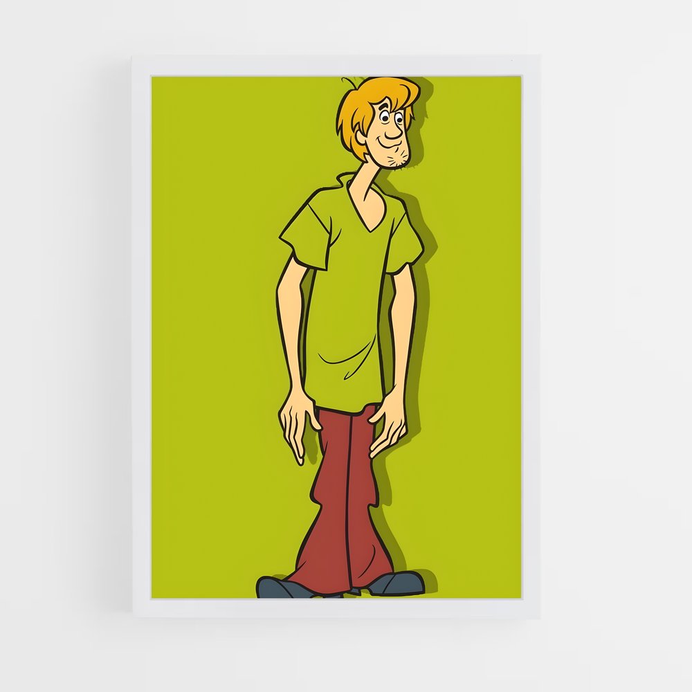 ap-shaggy-1 cadre Blanc