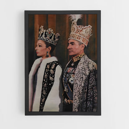 ap-shah mohammad reza pahlavi-10 cadre Noir