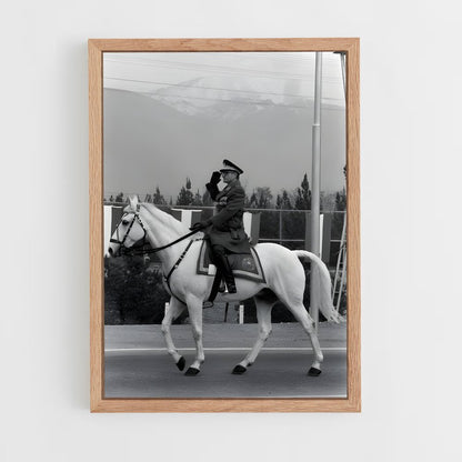 ap-shah mohammad reza pahlavi-4 cadre Bois clair