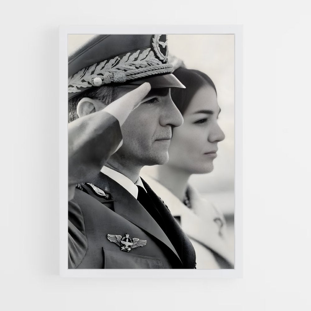 ap-shah mohammad reza pahlavi-6 cadre Blanc