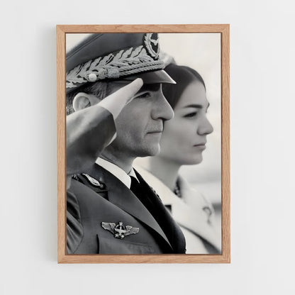ap-shah mohammad reza pahlavi-6 cadre Bois clair