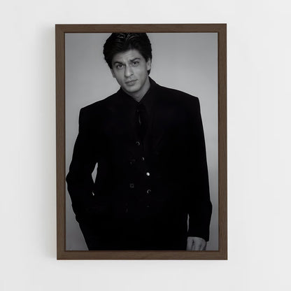 ap-shah rukh khan-1 cadre Bois foncé