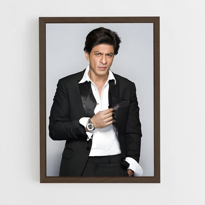 ap-shah rukh khan-6 cadre Bois foncé