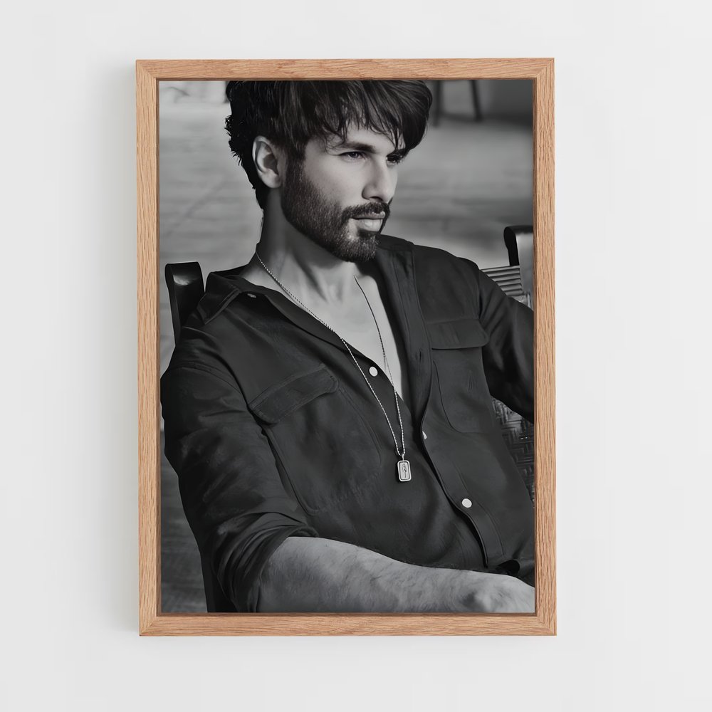 ap-shahid kapoor-8 cadre Bois clair