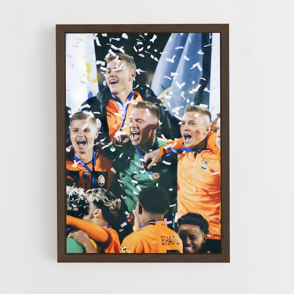 ap-shakhtar donetsk-5 cadre Bois foncé