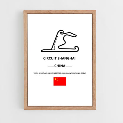 ap-shanghai international circuit china-1 cadre Bois clair