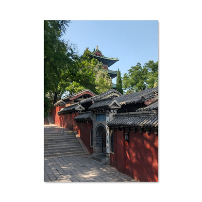 Poster Chemin du Temple Shaolin
