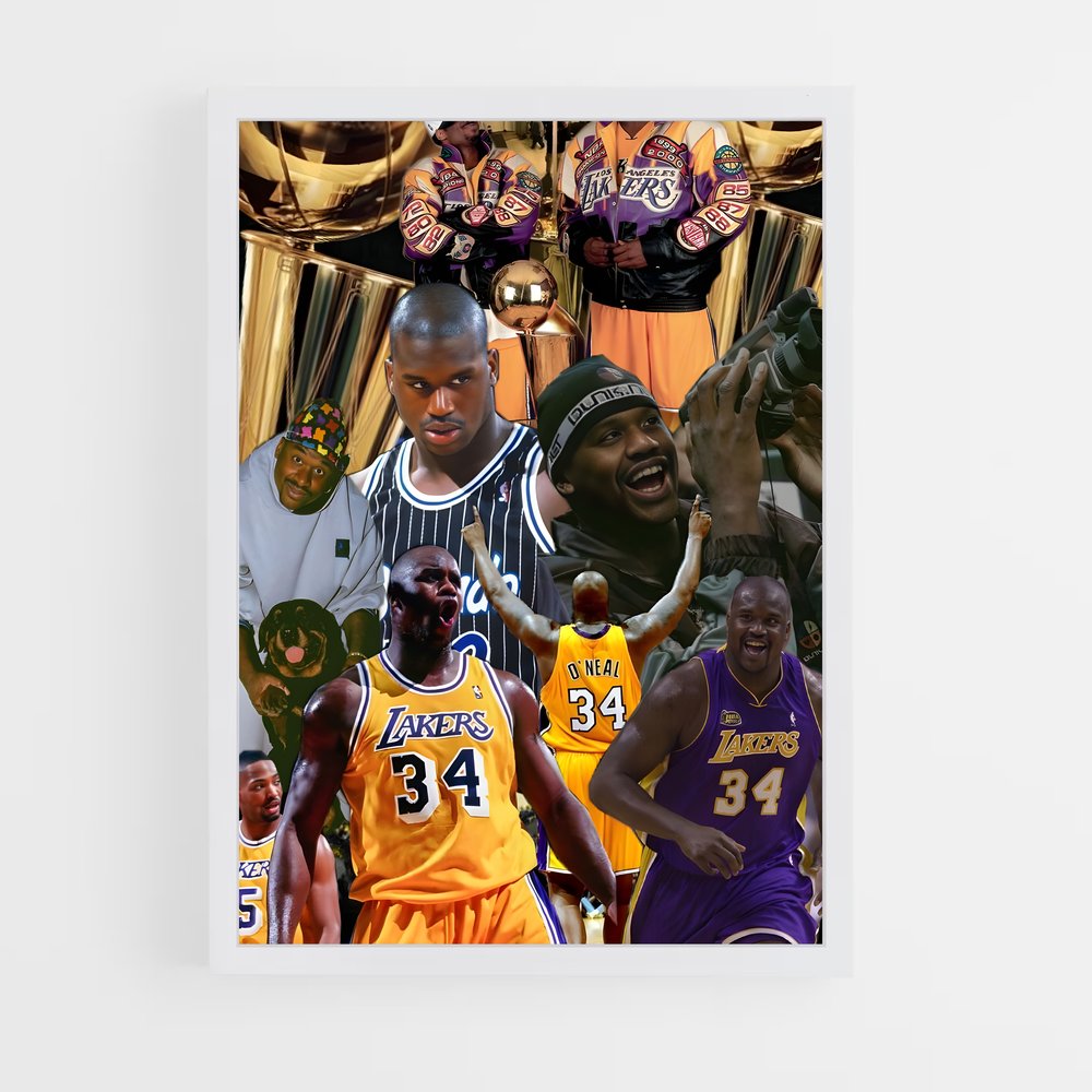 ap-shaquille o'neal-1 cadre Blanc