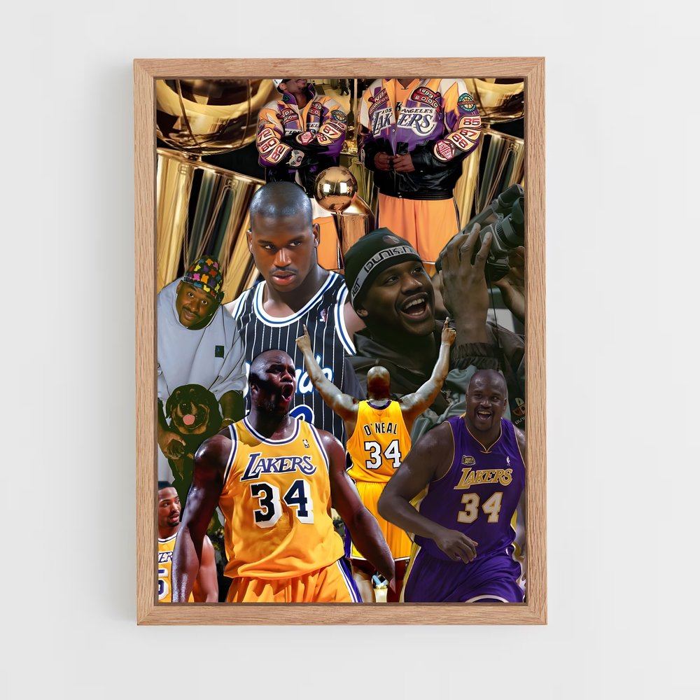 ap-shaquille o'neal-1 cadre Bois clair