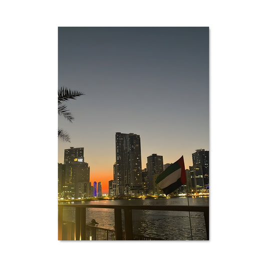 Poster Skyline de Sharjah