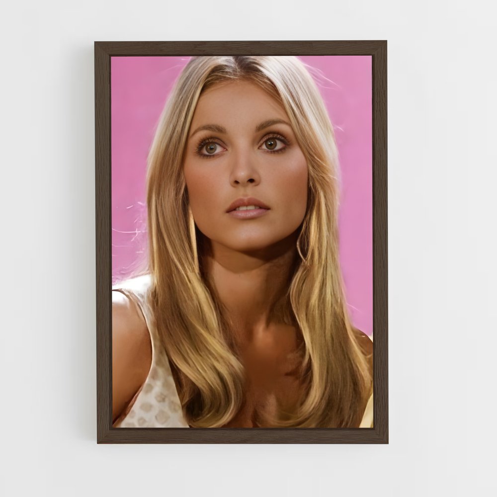 ap-sharon tate-1 cadre Bois foncé