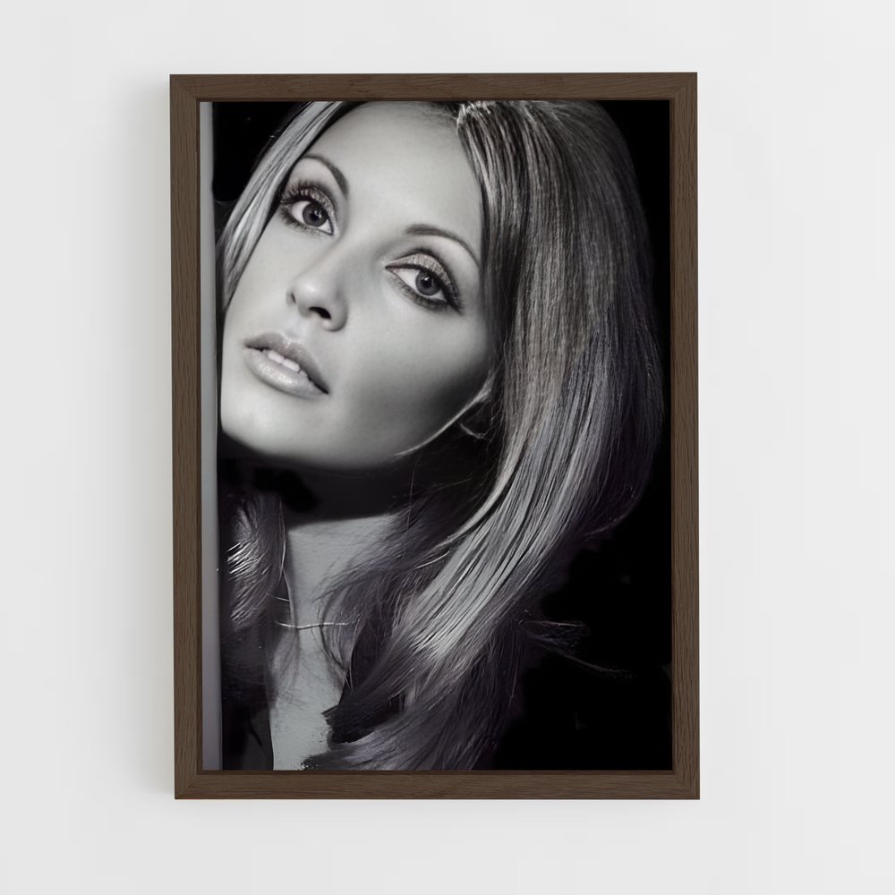 ap-sharon tate-3 cadre Bois foncé