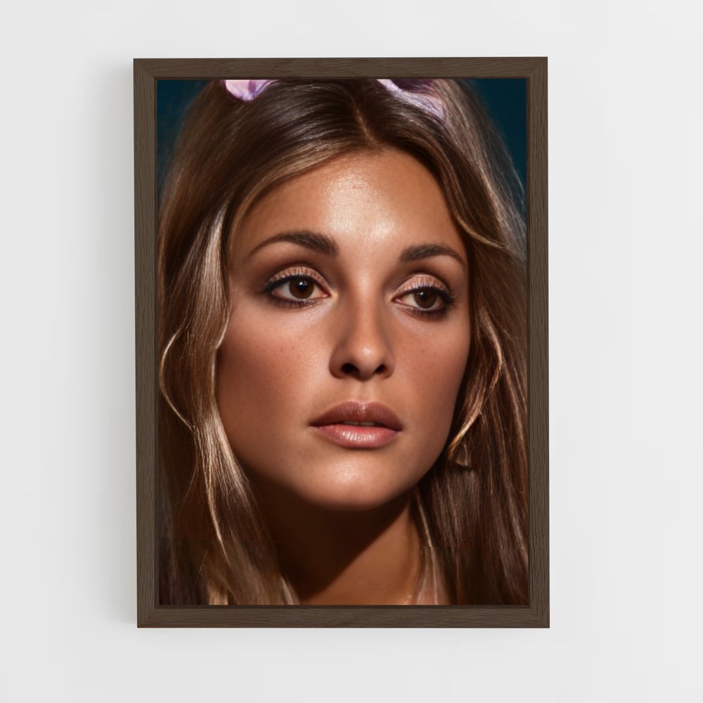 ap-sharon tate-5 cadre Bois foncé