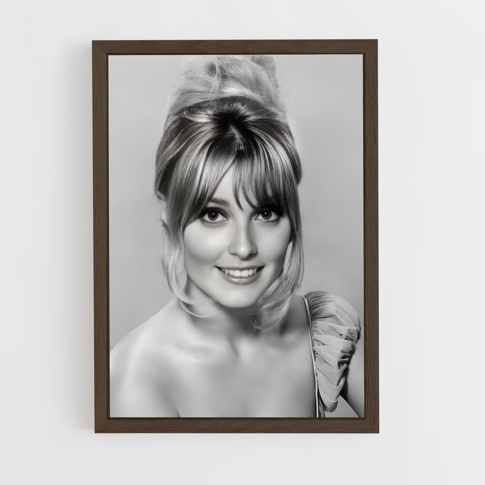ap-sharon tate-7 cadre Bois foncé