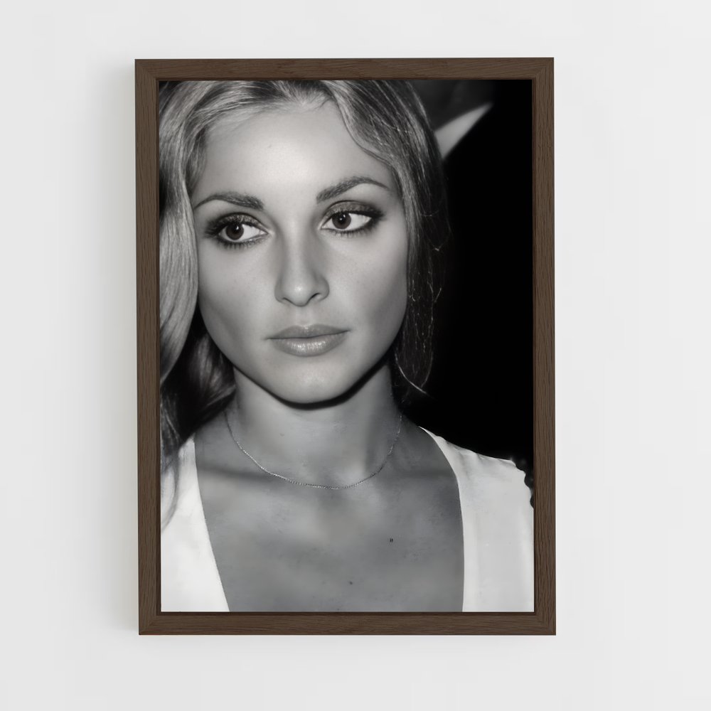 ap-sharon tate-9 cadre Bois foncé