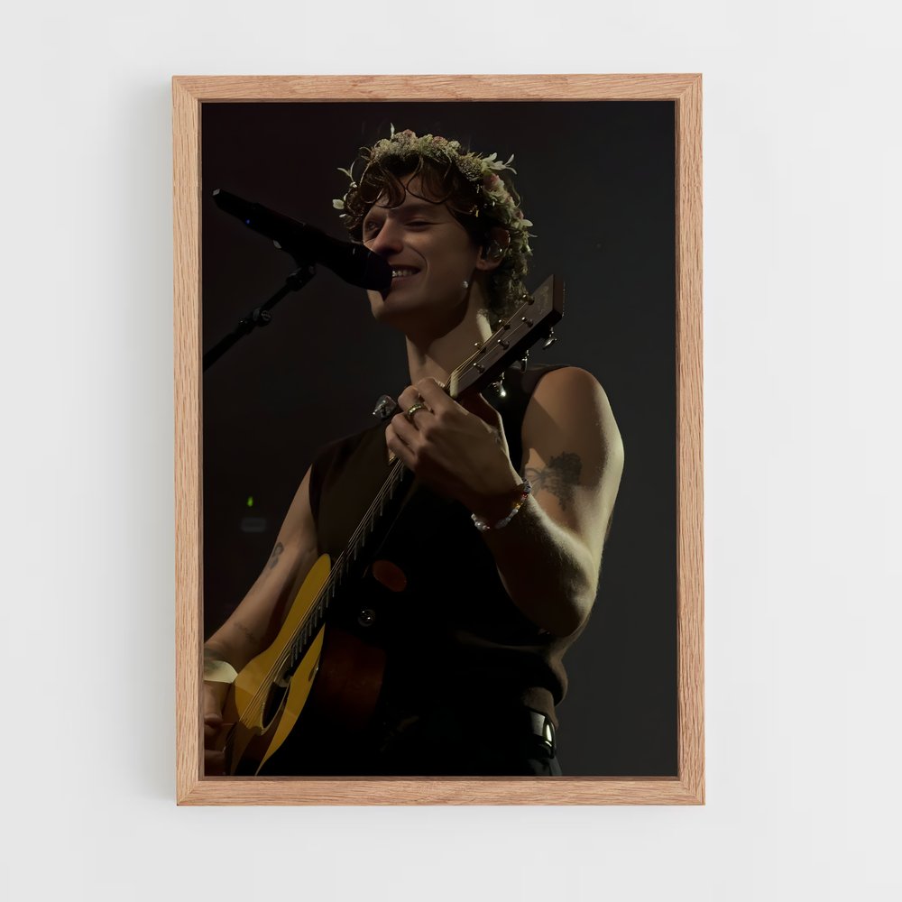 ap-shawn mendes-8 cadre Bois clair