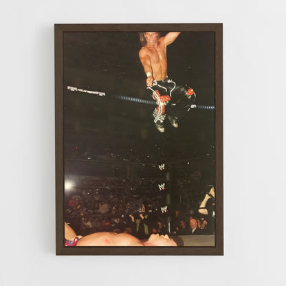 ap-shawn michaels-3 cadre Bois foncé
