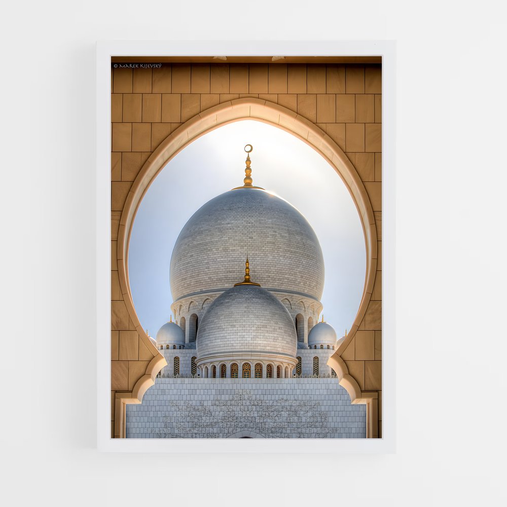 ap-sheikh zayed mosque-9 cadre Blanc