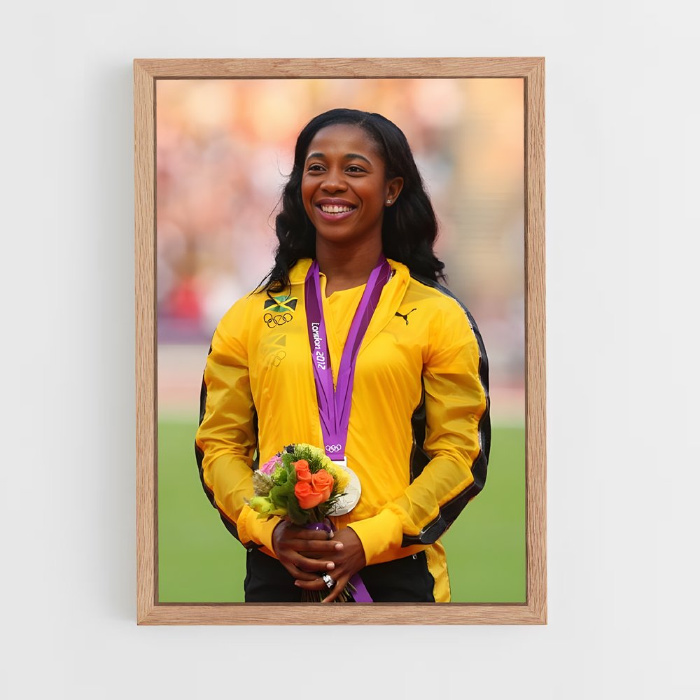 ap-shelly-ann fraser-pryce-2 cadre Bois clair