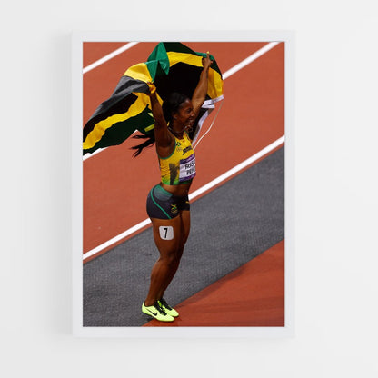 ap-shelly-ann fraser-pryce-3 cadre Blanc