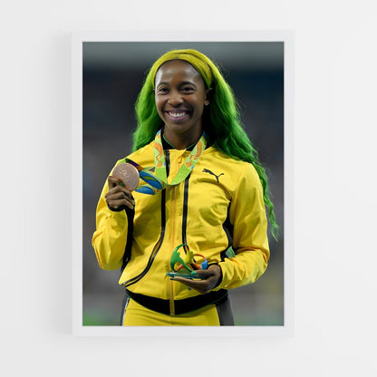 ap-shelly-ann fraser-pryce-4 cadre Blanc