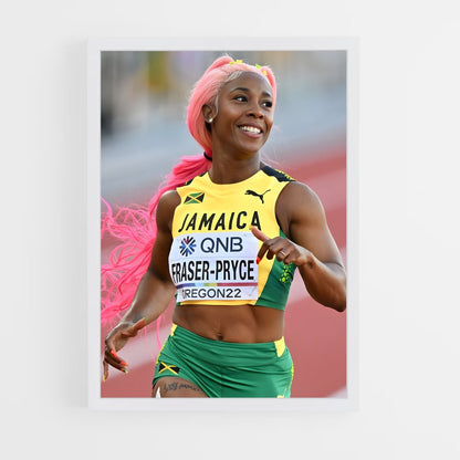 ap-shelly-ann fraser-pryce-5 cadre Blanc