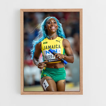 ap-shelly-ann fraser-pryce-6 cadre Bois clair