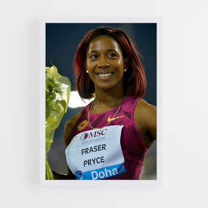 ap-shelly-ann fraser-pryce-7 cadre Blanc