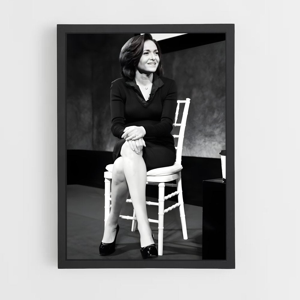 ap-sheryl sandberg-5 cadre Noir