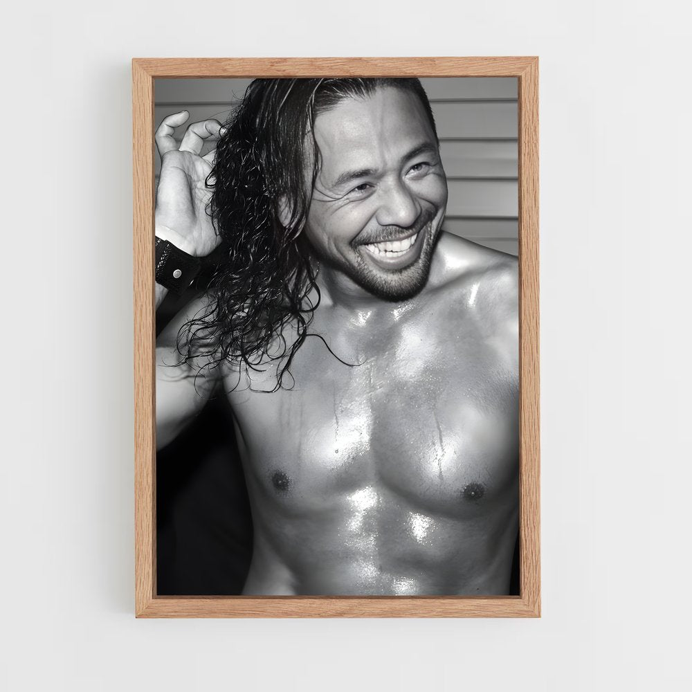 ap-shinsuke nakamura-5 cadre Bois clair