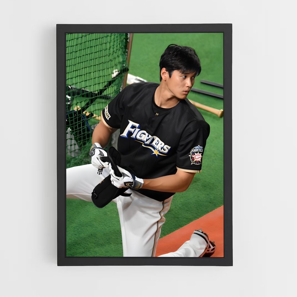 ap-shohei ohtani-4 cadre Noir