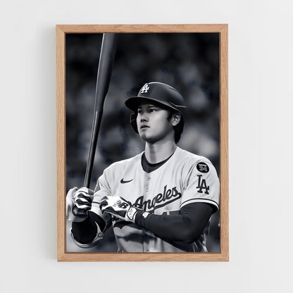 ap-shohei ohtani-6 cadre Bois clair