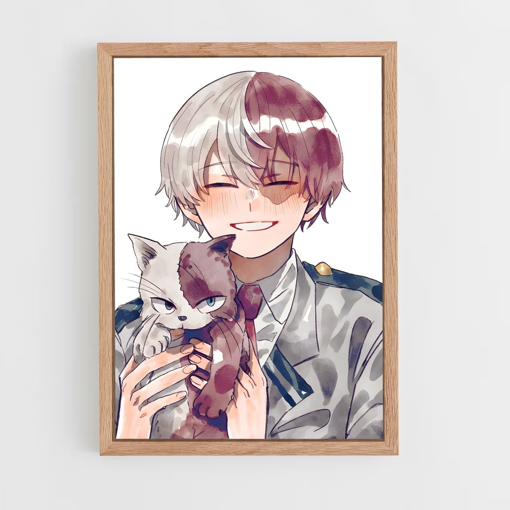 ap-shoto todoroki-4 cadre Bois clair