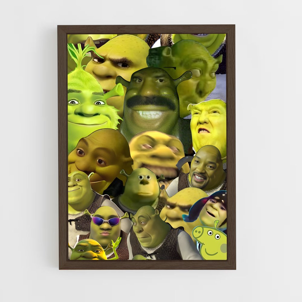 ap-shrek-3 cadre Bois foncé