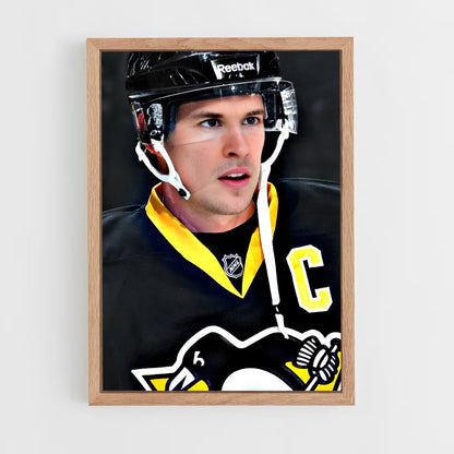 ap-sidney crosby-1 cadre Bois clair