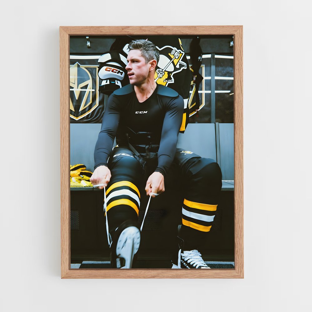 ap-sidney crosby-2 cadre Bois clair