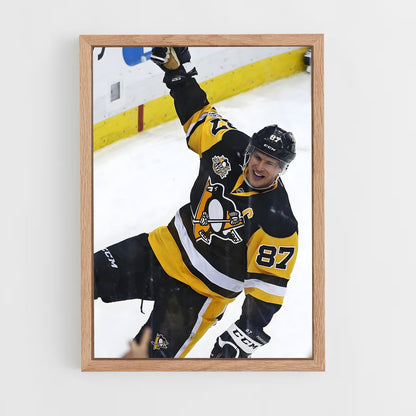 ap-sidney crosby-3 cadre Bois clair