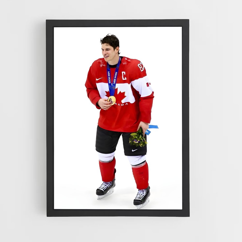 ap-sidney crosby-5 cadre Noir