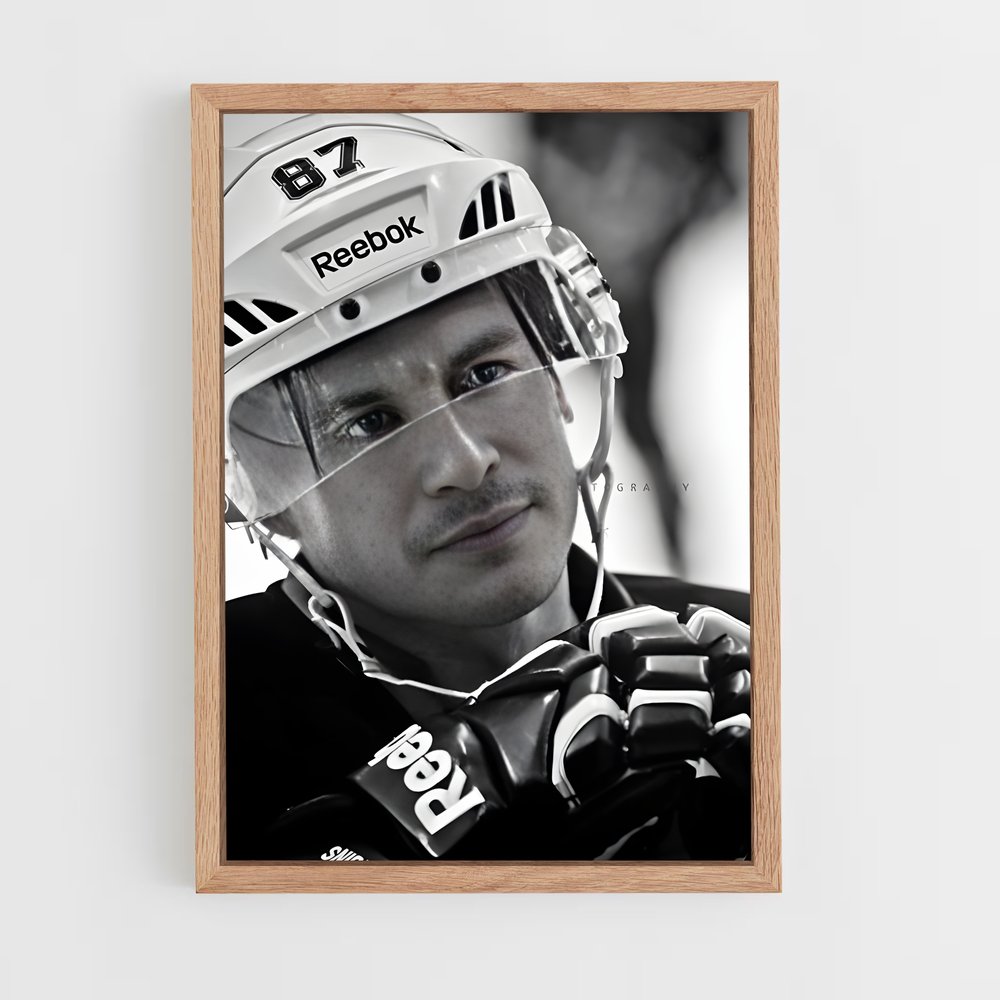 ap-sidney crosby-6 cadre Bois clair