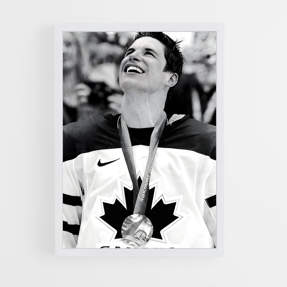ap-sidney crosby-7 cadre Blanc