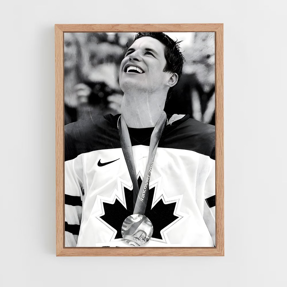 ap-sidney crosby-7 cadre Bois clair