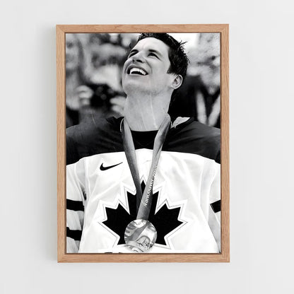 ap-sidney crosby-7 cadre Bois clair