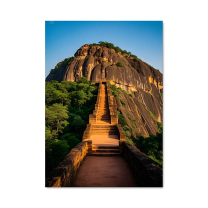 Poster Ascension de Sigiriya