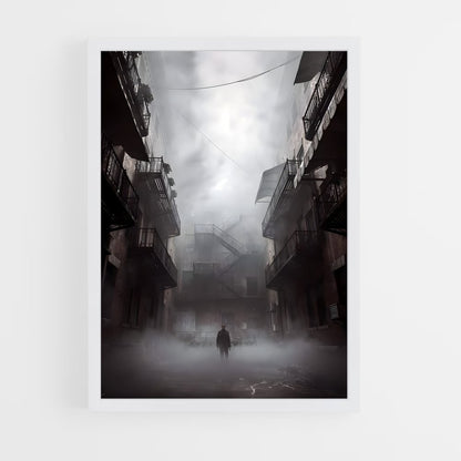 ap-silent hill-10 cadre Blanc