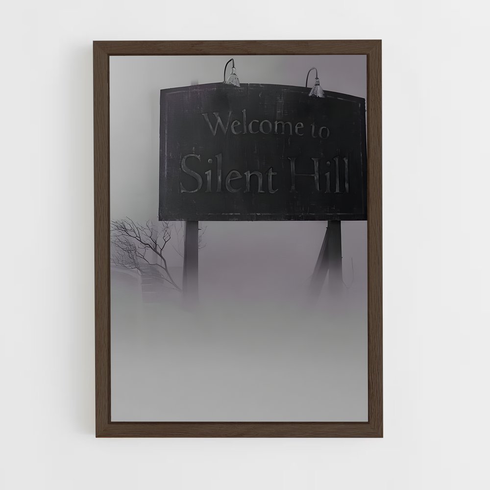 ap-silent hill-7 cadre Bois foncé