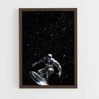 ap-silver surfer-14 cadre Bois foncé