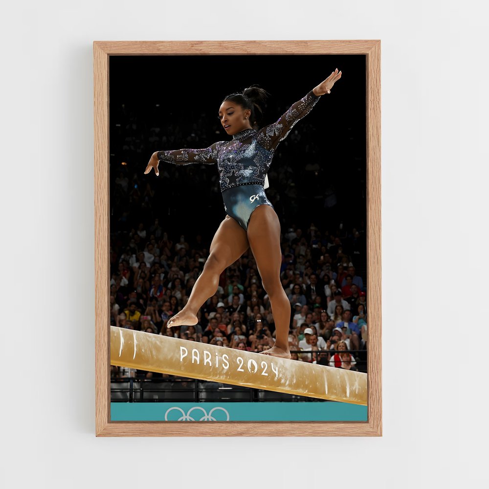 ap-simone biles-3 cadre Bois clair