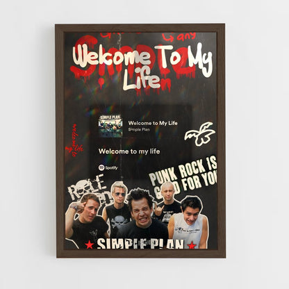 ap-simple plan-1 cadre Bois foncé