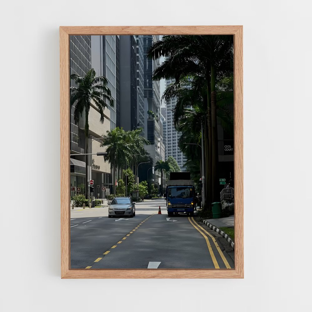 ap-singapore city-6 cadre Bois clair