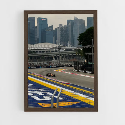 ap-singapore grand prix-5 cadre Bois foncé
